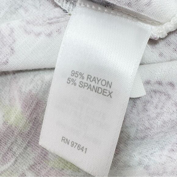 J. Jill Floral Colorblock Knit Sleeveless Shift Dress Blue Pink Petite XS - Picture 11 of 13